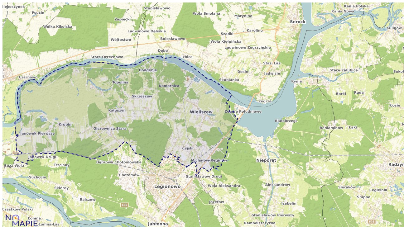 Mapa uzbrojenia terenu Wieliszewa
